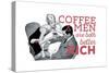 Coffee & Men-null-Stretched Canvas