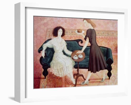 Coffee Morning, 1993-Patricia O'Brien-Framed Giclee Print