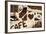 Coffee Mosaic-duallogic-Framed Art Print