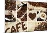 Coffee Mosaic-duallogic-Mounted Art Print