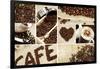 Coffee Mosaic-duallogic-Framed Art Print