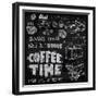 Coffee on Chalkboard-bioraven-Framed Premium Giclee Print