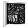 Coffee on Chalkboard-bioraven-Framed Premium Giclee Print