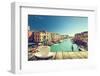 Coffee on Table and Venice in Sunset Time, Italy-Iakov Kalinin-Framed Photographic Print