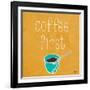 Coffee or Wine I-Patricia Pinto-Framed Art Print