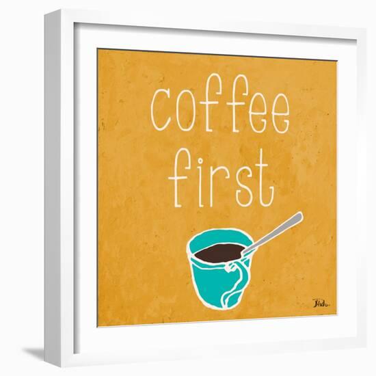 Coffee or Wine I-Patricia Pinto-Framed Art Print