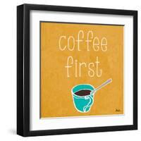 Coffee or Wine I-Patricia Pinto-Framed Art Print