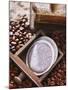 Coffee Pads, a Coffee Mill and Coffee Beans-Daniel Reiter-Mounted Photographic Print