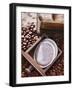 Coffee Pads, a Coffee Mill and Coffee Beans-Daniel Reiter-Framed Photographic Print