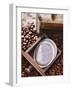 Coffee Pads, a Coffee Mill and Coffee Beans-Daniel Reiter-Framed Photographic Print