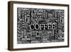 Coffee Pattern-null-Framed Giclee Print