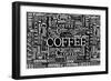 Coffee Pattern-null-Framed Giclee Print