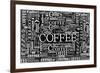 Coffee Pattern-null-Framed Giclee Print