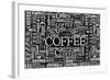 Coffee Pattern-null-Framed Giclee Print