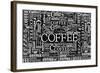 Coffee Pattern-null-Framed Giclee Print