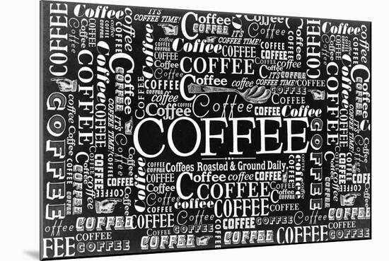 Coffee Pattern-null-Mounted Giclee Print