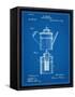 Coffee Percolator Patent-null-Framed Stretched Canvas