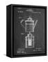 Coffee Percolator Patent-null-Framed Stretched Canvas