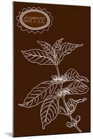 Coffee Plant Illustration-cienpies-Mounted Art Print