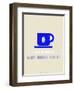 Coffee Poster Blue-NaxArt-Framed Art Print