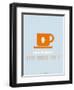 Coffee Poster Orange-NaxArt-Framed Art Print