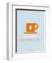 Coffee Poster Orange-NaxArt-Framed Art Print