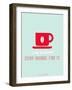 Coffee Poster Red-NaxArt-Framed Art Print