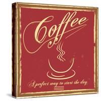 Coffee Poster-snoopgraphics-Stretched Canvas