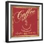 Coffee Poster-snoopgraphics-Framed Premium Giclee Print
