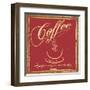 Coffee Poster-snoopgraphics-Framed Art Print