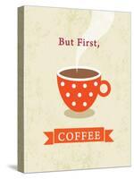 Coffee Poster-judilyn-Stretched Canvas