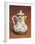 Coffee Pot, Ca 1760, Polychrome Maiolica, Perhaps from Pasquale Rubati Manufacture, Milan, Italy-null-Framed Giclee Print