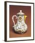 Coffee Pot, Ca 1760, Polychrome Maiolica, Perhaps from Pasquale Rubati Manufacture, Milan, Italy-null-Framed Giclee Print