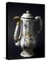 Coffee Pot, Maiolica, Castelli Manufacture, Abruzzo, Italy-null-Stretched Canvas