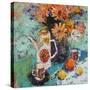 Coffee Pot Still Life-Sylvia Paul-Stretched Canvas