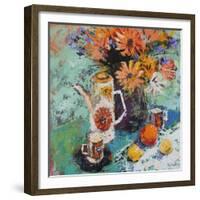 Coffee Pot Still Life-Sylvia Paul-Framed Giclee Print