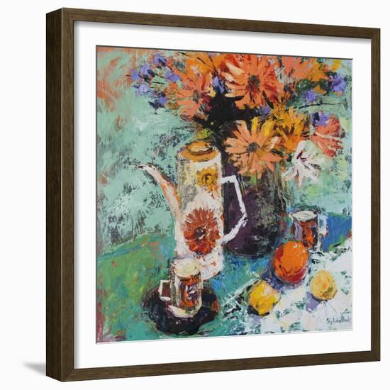 Coffee Pot Still Life-Sylvia Paul-Framed Giclee Print