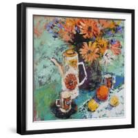 Coffee Pot Still Life-Sylvia Paul-Framed Giclee Print