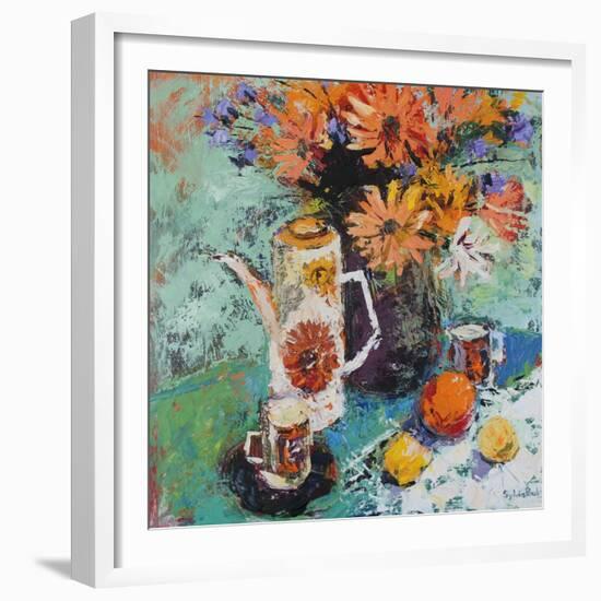 Coffee Pot Still Life-Sylvia Paul-Framed Giclee Print