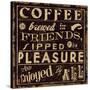 Coffee Quote II-Pela Design-Stretched Canvas