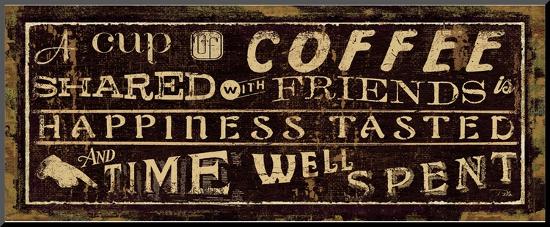 Coffee Quote III-Pela Design-Mounted Print