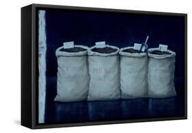 Coffee Sacks, 1990-Lincoln Seligman-Framed Stretched Canvas