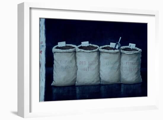 Coffee Sacks, 1990-Lincoln Seligman-Framed Giclee Print