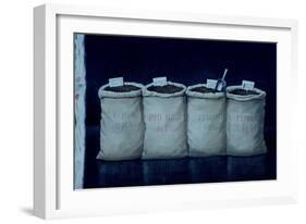 Coffee Sacks, 1990-Lincoln Seligman-Framed Giclee Print