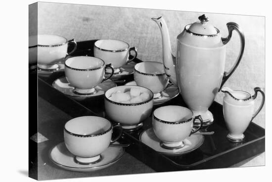 Coffee Set 1930S-Elsie Collins-Stretched Canvas