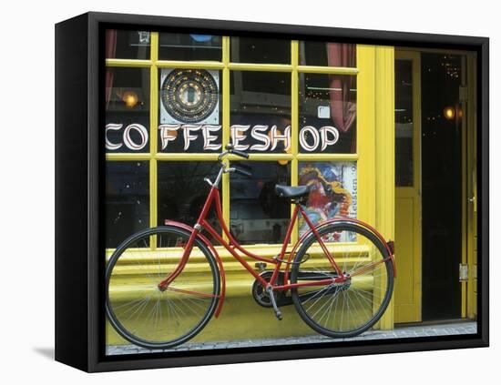 Coffee Shop, Amsterdam, Netherlands-Peter Adams-Framed Stretched Canvas