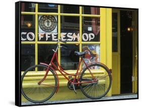 Coffee Shop, Amsterdam, Netherlands-Peter Adams-Framed Stretched Canvas