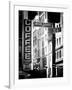 Coffee Shop Bar Sign, Union Square, Manhattan, New York, US, Old Black and White Photography-Philippe Hugonnard-Framed Photographic Print