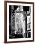 Coffee Shop Bar Sign, Union Square, Manhattan, New York, US, Old Black and White Photography-Philippe Hugonnard-Framed Photographic Print