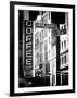 Coffee Shop Bar Sign, Union Square, Manhattan, New York, US, Old Black and White Photography-Philippe Hugonnard-Framed Premium Photographic Print